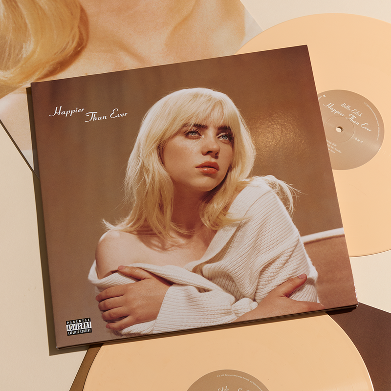 'Happier Than Ever' Exclusive Golden Yellow Vinyl