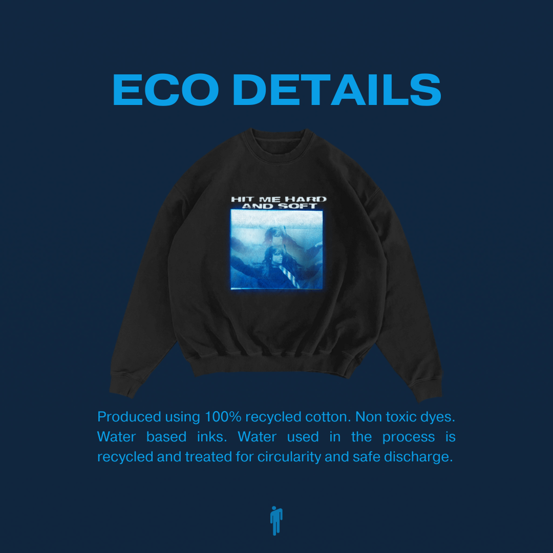Underwater Black Crewneck Sweatshirt