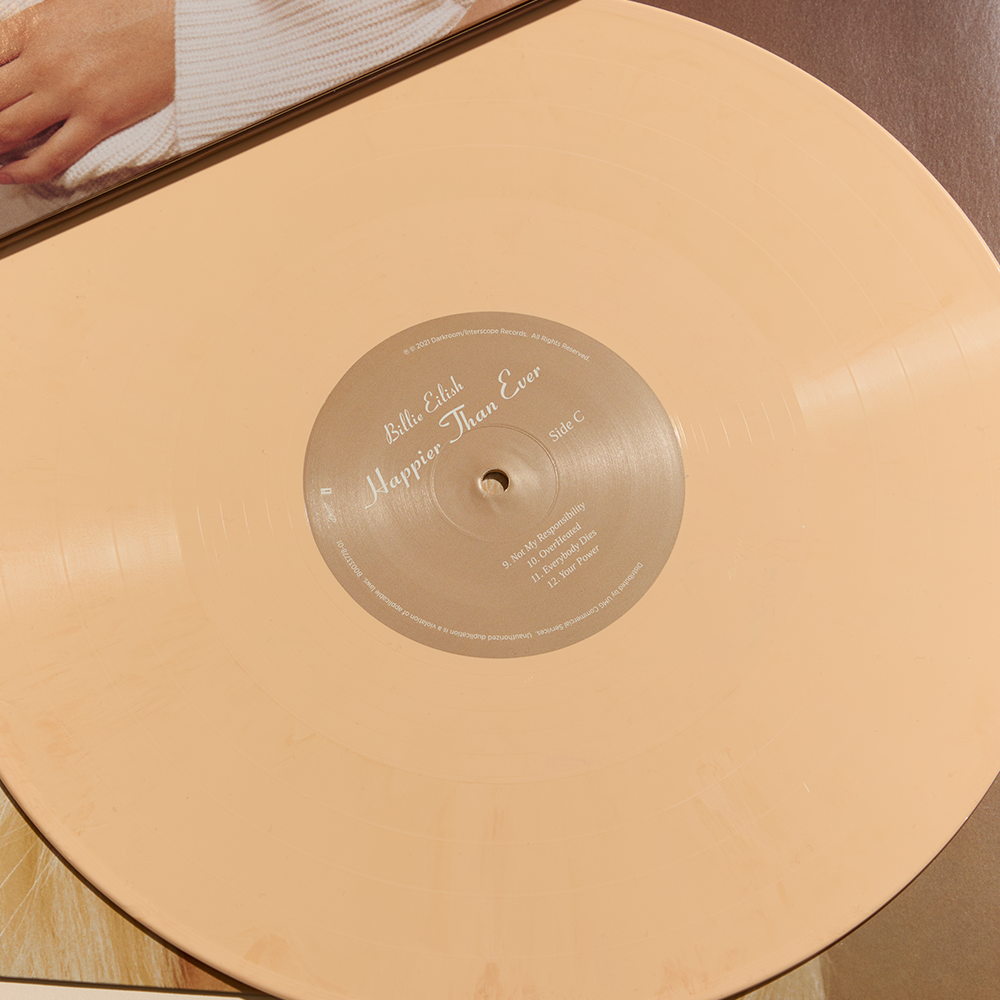 'Happier Than Ever' Exclusive Golden Yellow Vinyl