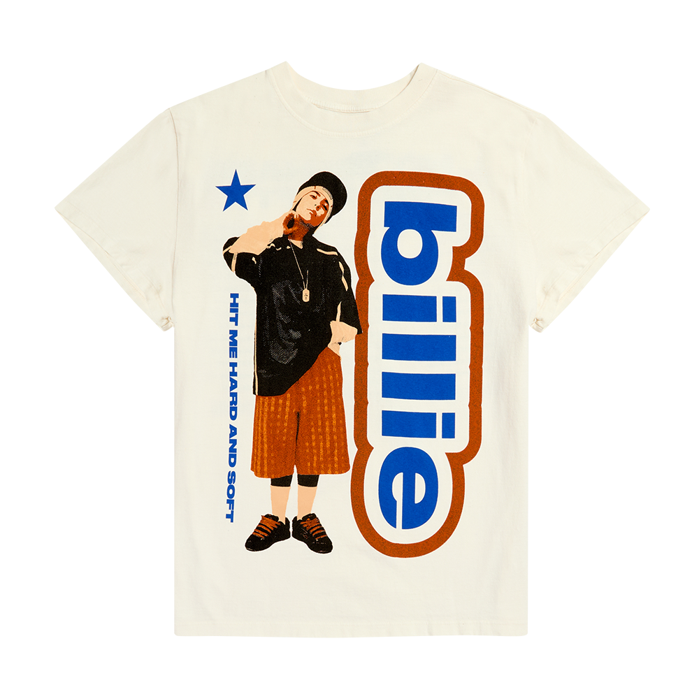 Lean HIT ME HARD AND SOFT: THE TOUR 2025 White T-Shirt