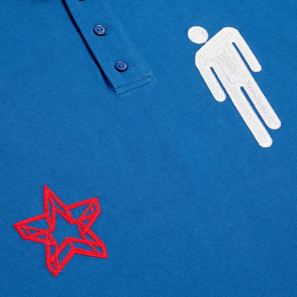 Blohsh Racer 1 Blue Polo Shirt