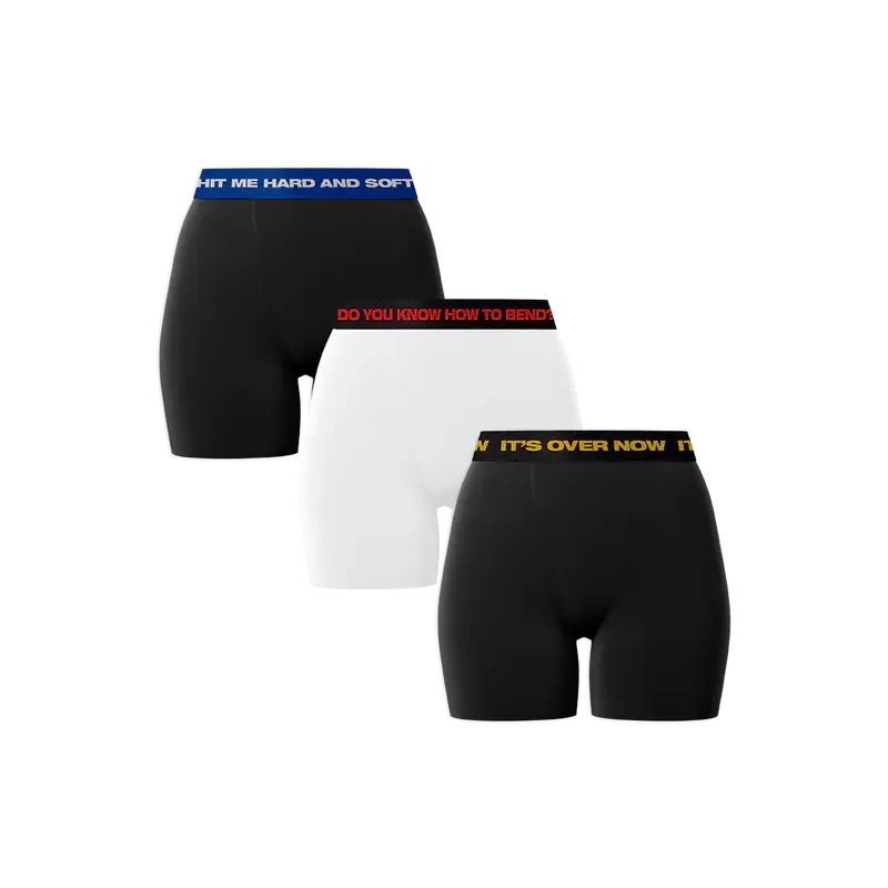 HIT ME HARD AND SOFT Tour Lyric Boxer Brief Set of 3 Billie Eilish Merch