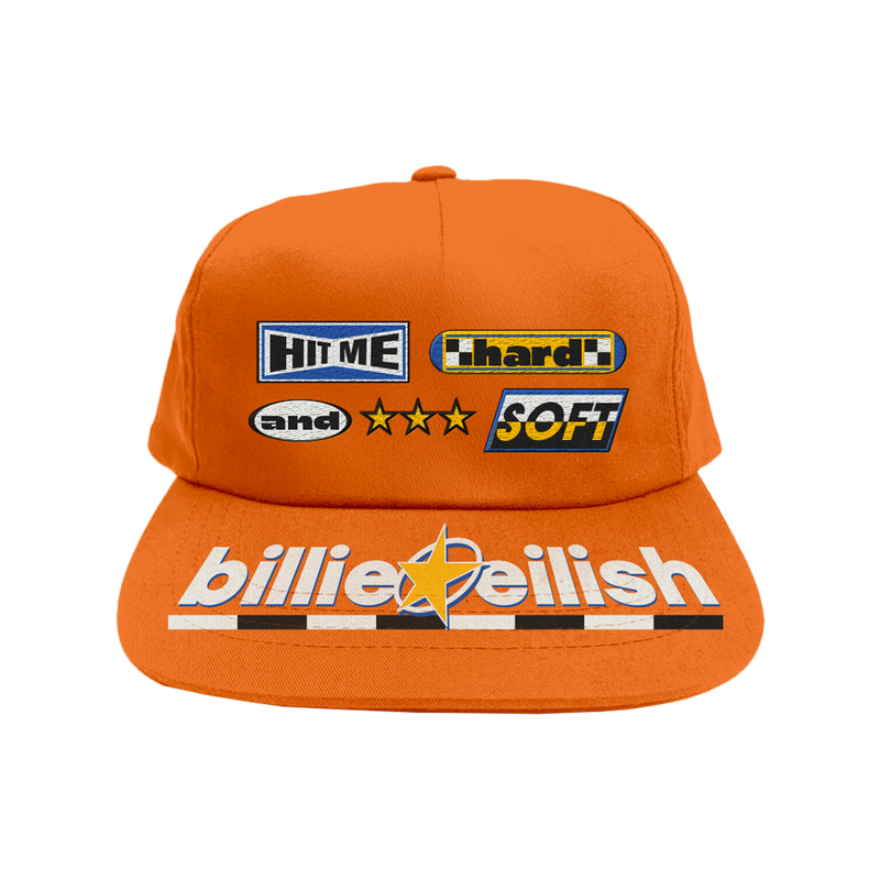 Orange HIT ME HARD AND SOFT Snapback