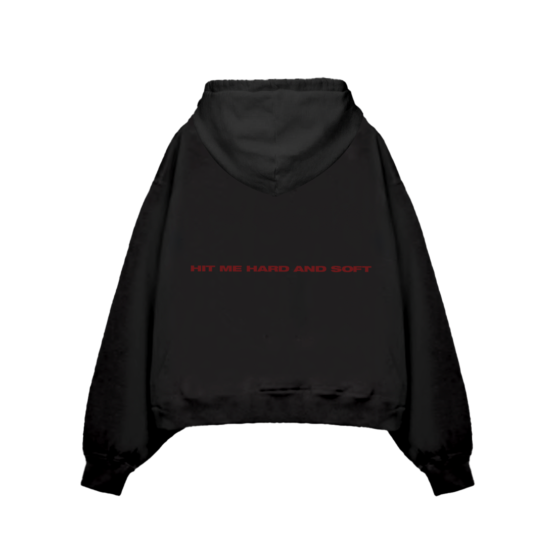 HIT ME HARD AND SOFT Pullover hoodie noir cover