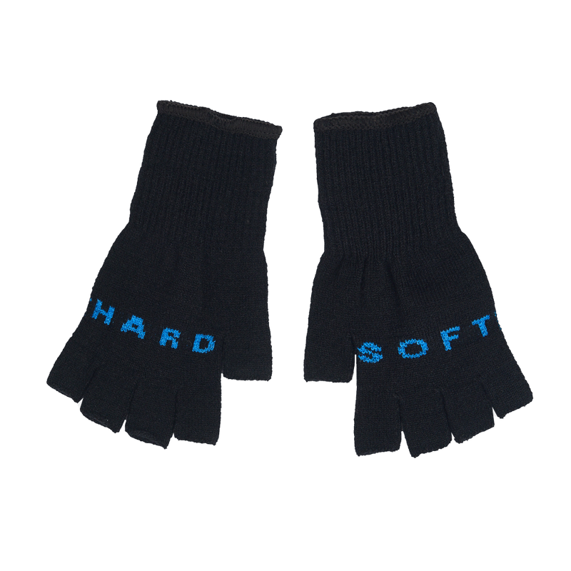 HIT ME HARD AND SOFT FINGERLESS GLOVES